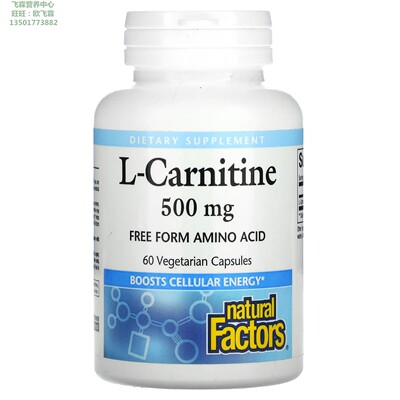 s左旋肉碱500毫克60粒素食胶囊