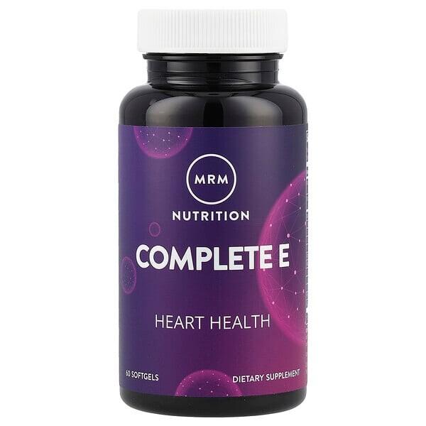 美国MRM完全维生素E软胶囊60粒COMPLETE E心血管肝功能胆固醇健康