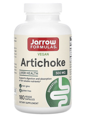 美国Jarrow朝鲜蓟提取物500mg180粒肝脏健康胆固醇代谢Artichoke
