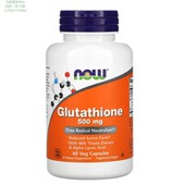 美国NOW谷胱甘肽500毫克Glutathione含水飞蓟和硫辛酸增免疫健康