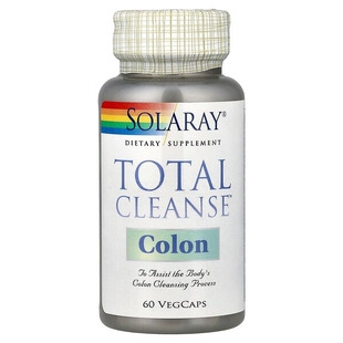 美国Solaray结肠清洁素60粒TOTAL CLEANSE COLON多种植物混合物