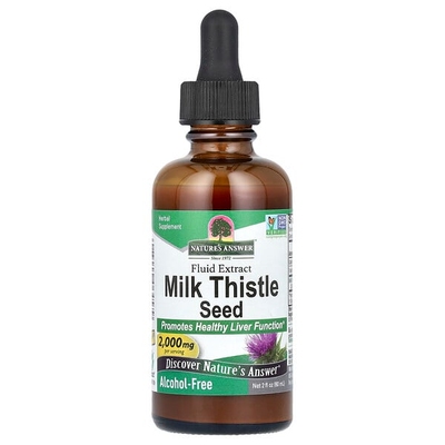 美国Nature's Answer水飞蓟籽提取物液体60ml Milk Thistle Seed