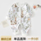 婴儿连体衣春秋款 连体衣无骨哈衣秋 新生婴儿衣服纯棉睡衣宝宝长袖