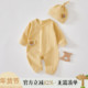 新生婴儿连体衣无骨哈衣春秋纯棉初生和尚服爬服男女宝宝春秋衣服