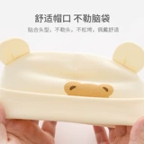 Детская милая хлопковая шапка для новорожденных, с медвежатами