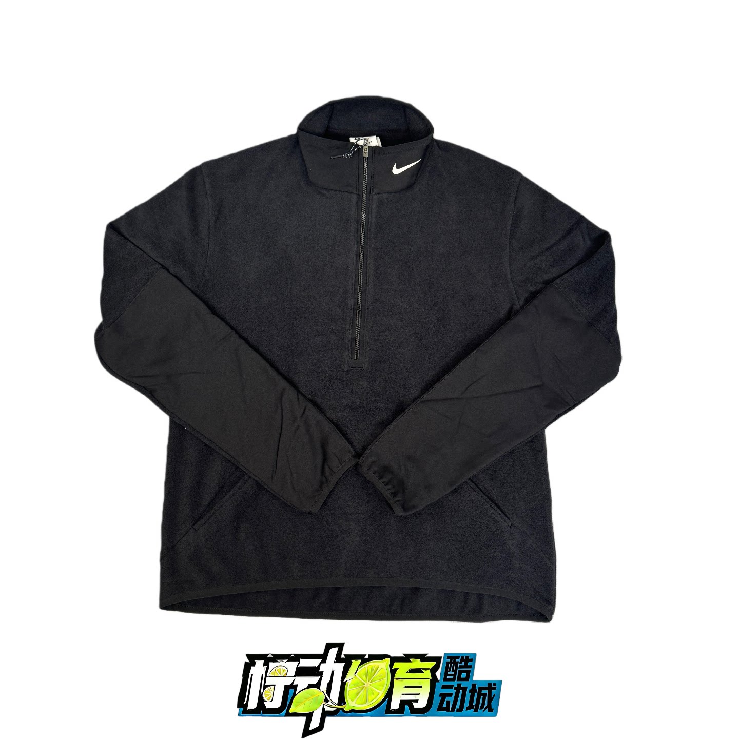 正品Nike耐克女子高尔夫运动休闲摇粒绒保暖半拉链卫衣DA3237-010