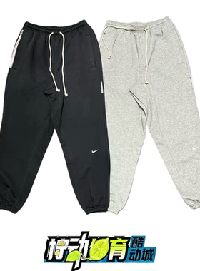正品Nike/耐克男子毛圈刺绣LOGO宽松运动休闲针织束脚长裤 FZ0225