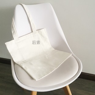 文艺范纯白全棉帆布袋  植物染 扎染用环保袋