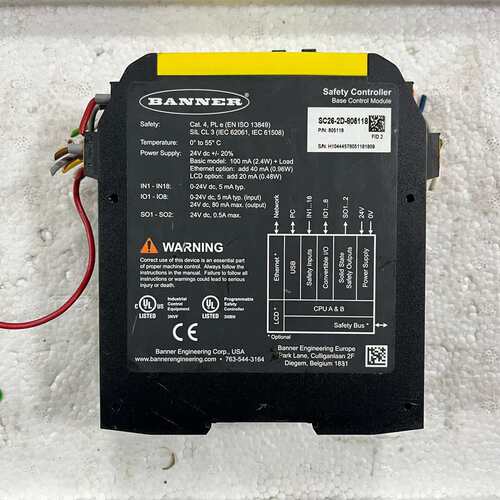 BANNER安全控制器SC26-2DSC26-2SC26-2RO