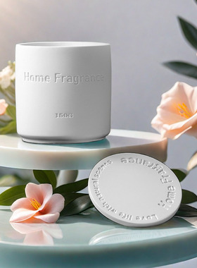 香薰蜡烛氛围感室内装饰摆件伴手礼香薰大豆蜡蜡烛杯石膏香氛礼盒