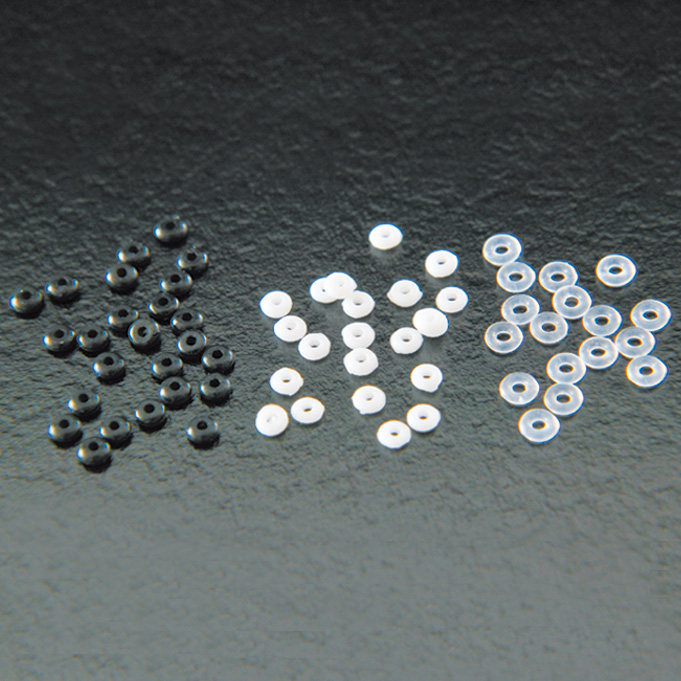 日本进口 珍珠硅胶垫片 胶圈 珍珠垫圈防刮花 手工串珠diy工具