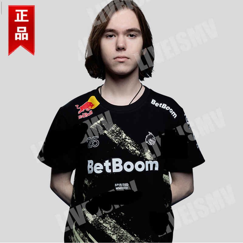 TeamSpirit队服DONK同款绿龙major电竞服CSGO圆领短袖T恤可定制ID