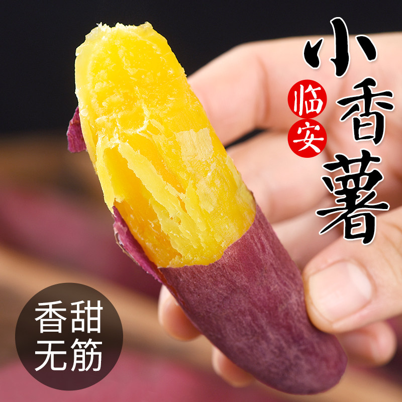 临安天目山小香薯正宗板栗红薯新鲜农家自种旗舰店小番薯地瓜蜜薯