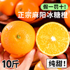 正宗湖南麻阳冰糖橙10斤新鲜水果应当季橙子手剥果冻甜橙大果包邮
