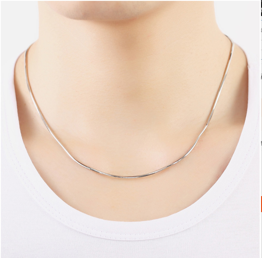 No fall 925 Silver Necklace man have cash less than that is registered in the accounts clavicle chain Yi Gu chain Korean Edition Metrosexual personality Simplicity street Pendantsin the Accessories/Fashion Jewelry, Necklace  category - from Buy2taobao.com to provide professional Taobao agent buy service