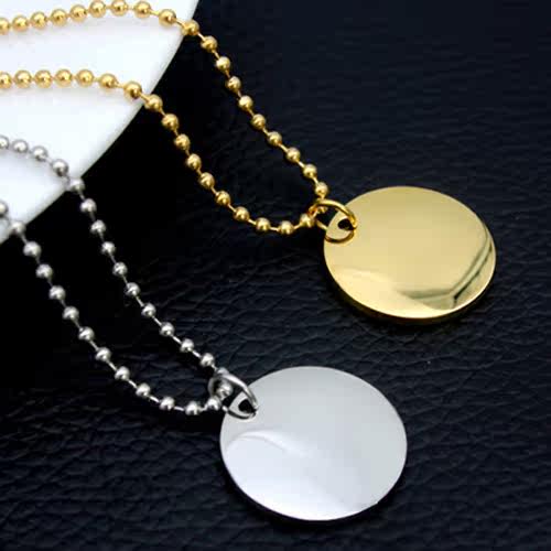 Simplicity man Necklace Pendant lovers a pair men and women clavicle chain personality Trend Titanium Pendantin the Accessories/Fashion Jewelry, Necklace  category - from Buy2taobao.com to provide professional Taobao agent buy service