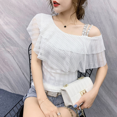 气质女装性感T恤短袖洋气上衣