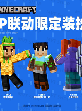 我的世界 MC角色创建器 动态上衣 三条纹翅膀 基岩版 兑换码