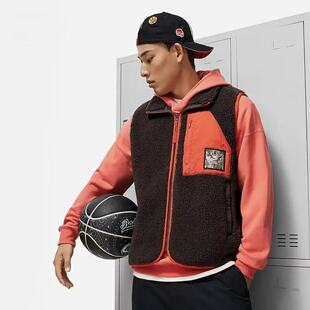 潮流宽松舒适加绒保暖针织马甲AMDT025 反伍时尚 李宁男子冬季 新款