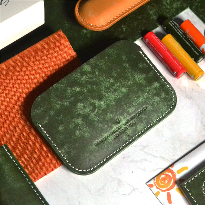 Migu手制真皮卡套卡包商务银行卡包证件包 头层牛皮公交卡套