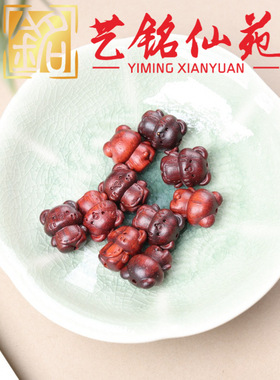 檀木雕刻布偶熊diy配件艺铭仙苑
