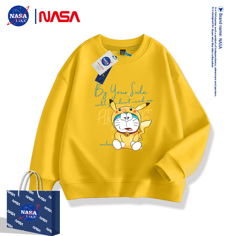NASALIKE春秋男女童纯棉圆领卫衣