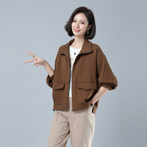 时尚百搭女装短外套 休闲宽松显瘦夹克 春秋新款韩版潮流上衣图片