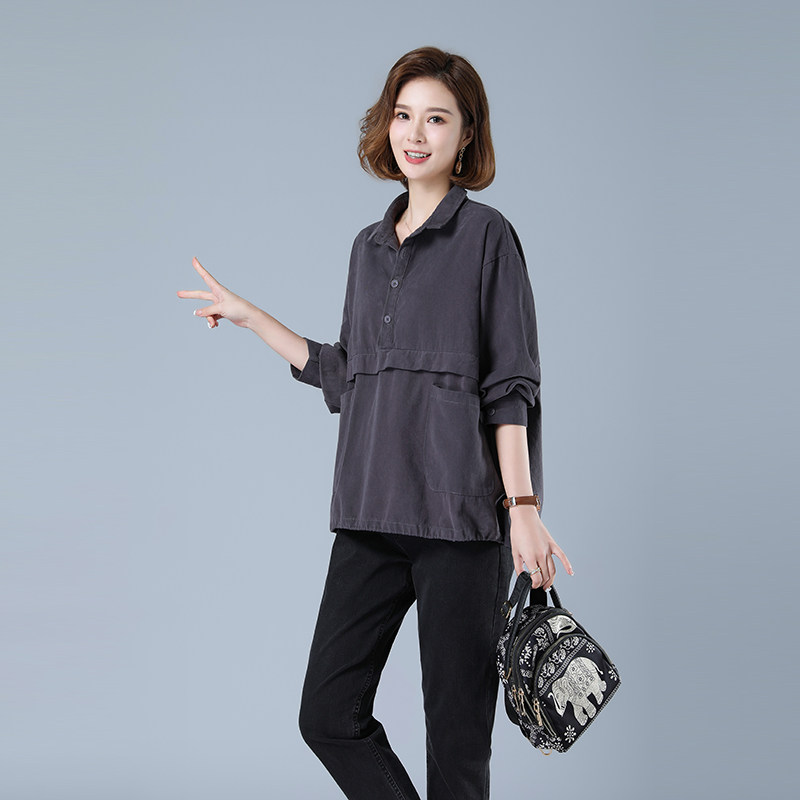 时尚宽松显瘦长袖卫衣女秋季新款韩版百搭休闲上衣外套,女装卫衣/绒衫,秋牧寒烟