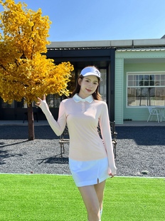 套装 高尔夫女装 高尔夫长袖 显瘦高尔夫女裙网球服女golf 春款 女韩版