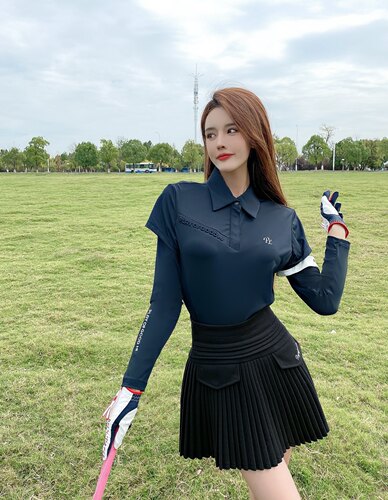 高尔夫长袖女PLAYOFGOODHI显瘦