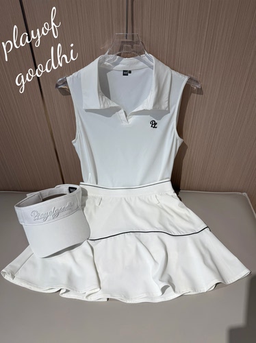 26新款高尔夫服装女夏季高尔夫套装女修身显瘦高尔夫女裙网球服女