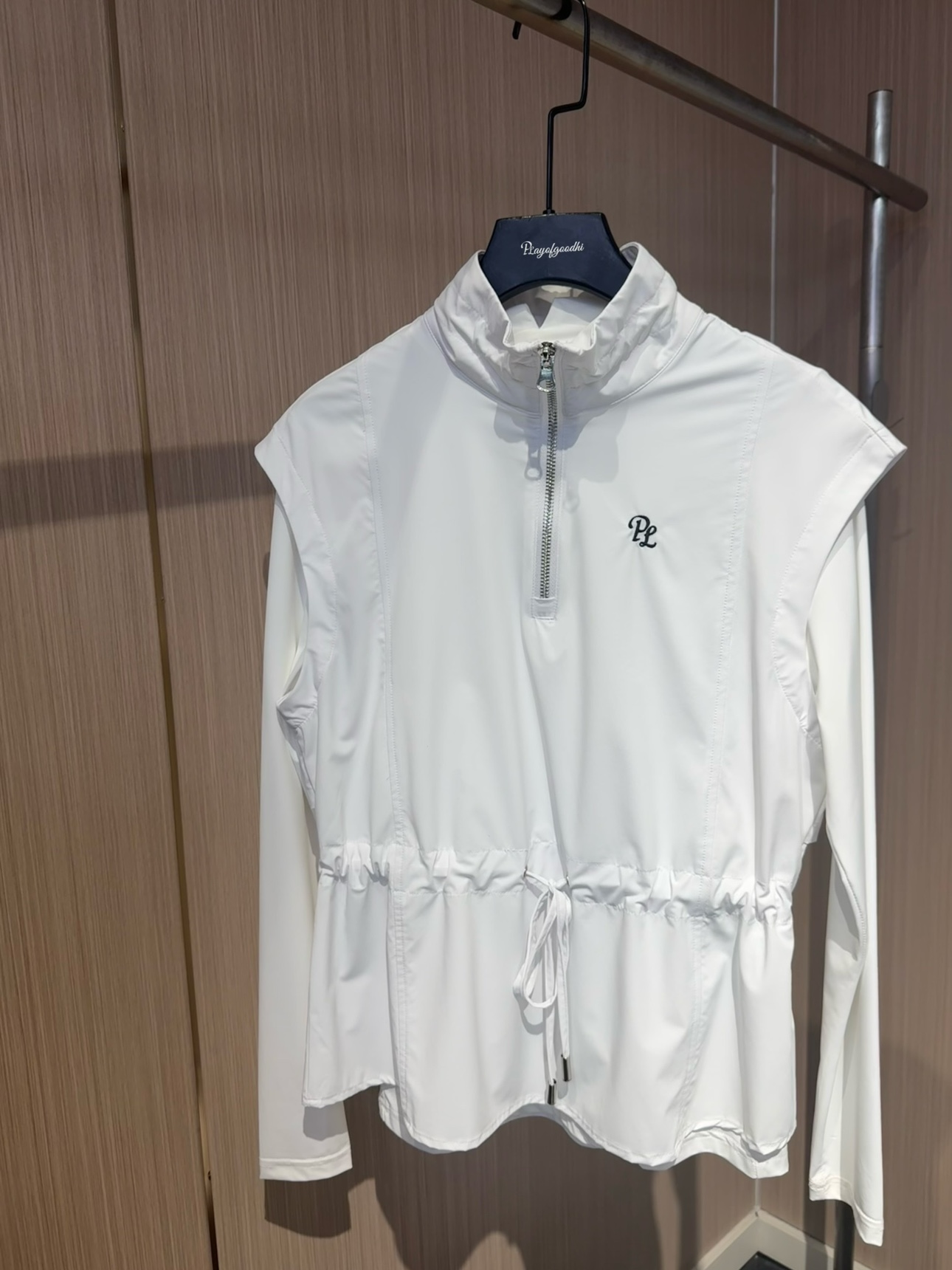 高尔夫服装女秋冬高尔夫马甲女防风保暖显瘦韩版女款长袖网球服女