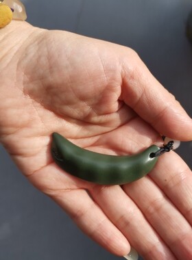 宜兴紫砂挂件把玩件实心如意豆