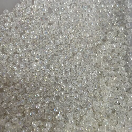 4-10mm亚克力镀彩ab彩小圆珠 diy自制串珠间隔珠搭配材料饰品配件