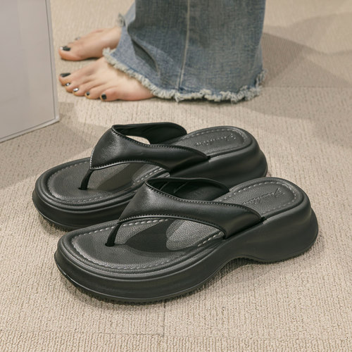 厚底人字拖女款夏季外穿软底