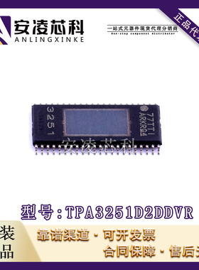 原装正品TPA3251D2DDVR 封装HTSSOP44 音频放大器 IC 全新现货