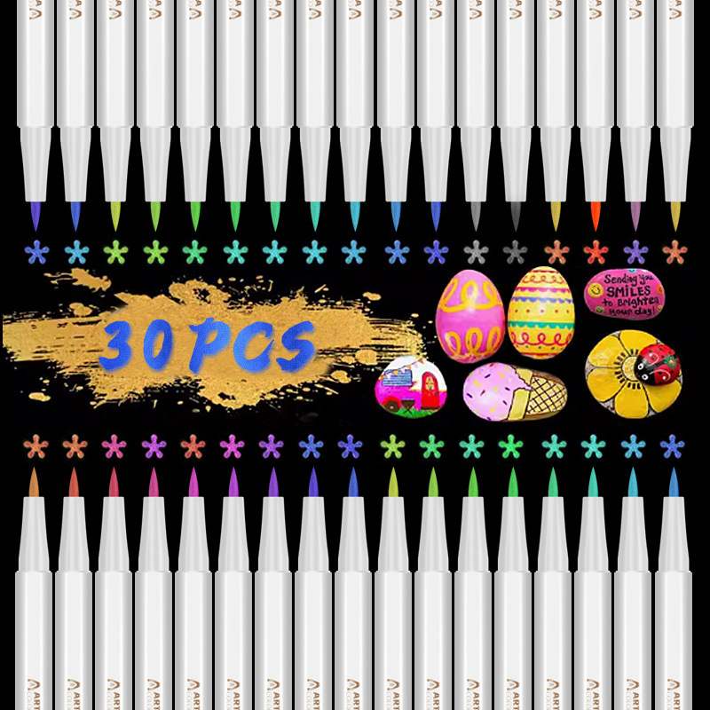 Soft headed colored metal pen, metal marker pen, hard heade