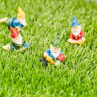 Landscape Fairy Dwarf Yoga White Ornament Micro Cartoon
