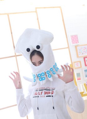 搞怪拍照道具少女风头套抖音同款