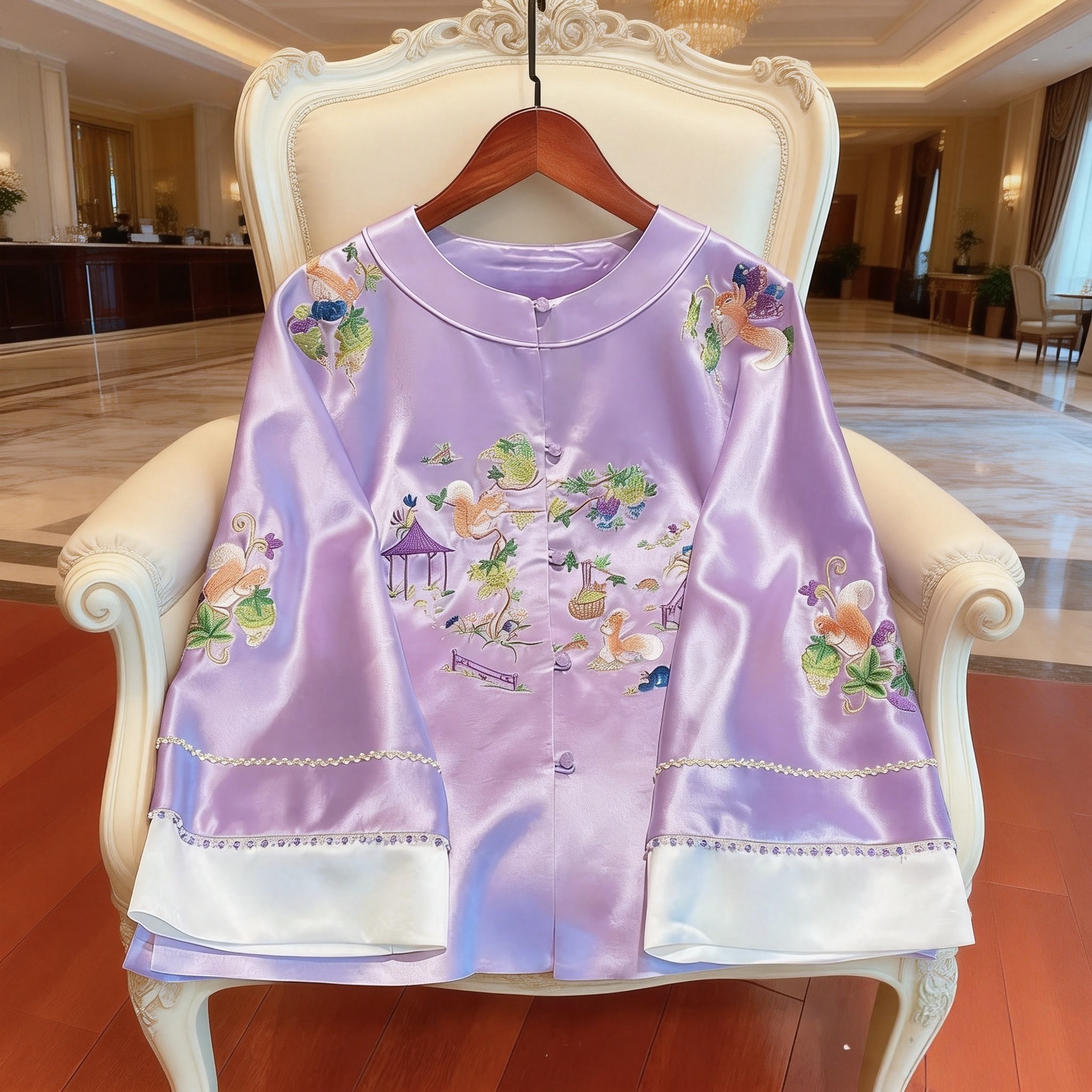 复古国风醋酸刺绣改良唐装外套2026秋季国潮新中式长袖茶服上衣女