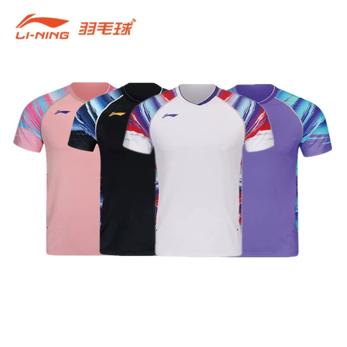李宁大赛款速干羽毛球上衣