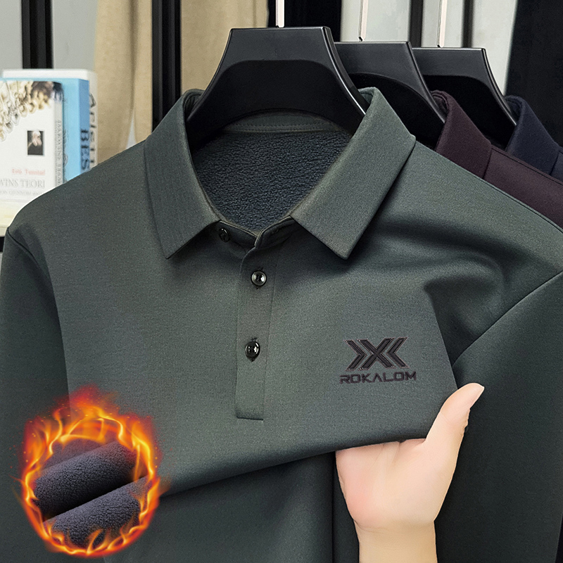 羊毛+桑蚕丝加绒加厚男士上衣