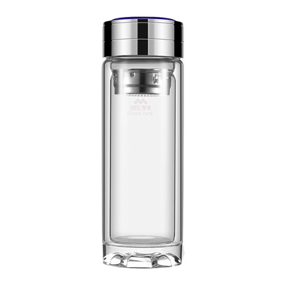 名到礼盒装双层玻璃杯