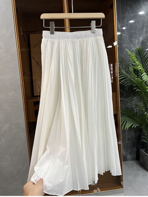 镪推元单！重磅A型百褶半身裙