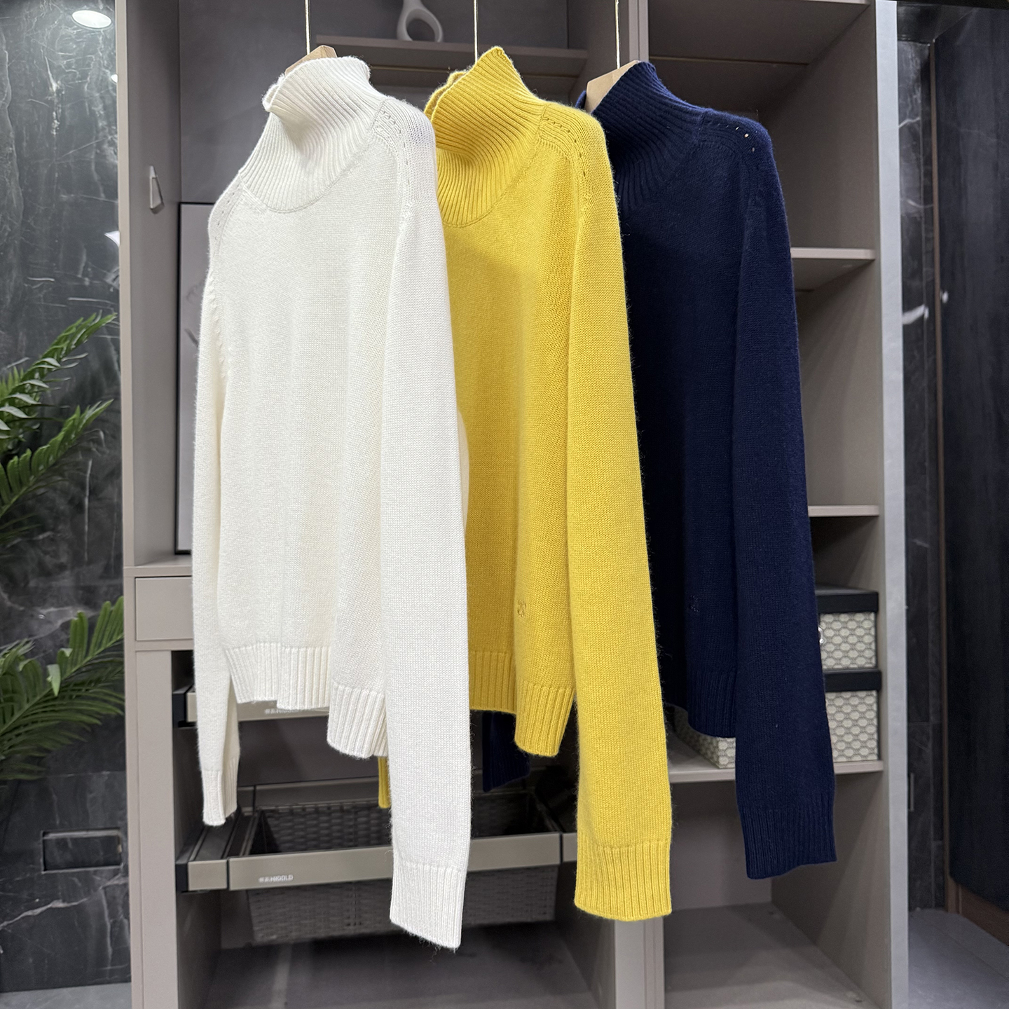 尖货！高领羊绒长袖针织毛衣