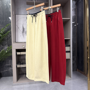 自留款！口碑工厂出！撞色松紧腰休闲镰刀卫裤女   L27-3~ZY