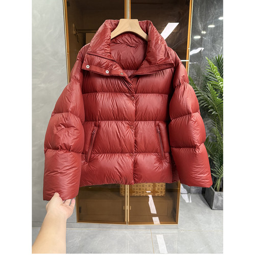 尖货！宽松鸭绒羽绒服立领外套