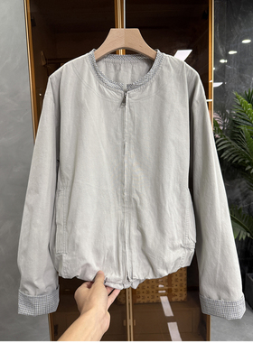 清仓不予退换！型！工装风宽松圆领休闲外套女250557~JS