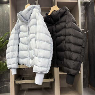 代厂柜款!轻柔锁暖!宽松连帽鸭绒羽绒服外套女 AS1131~ZY