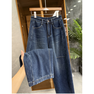 冬季 M037005 出街王炸神裤 女 加绒中高腰牛仔镰刀裤 推荐